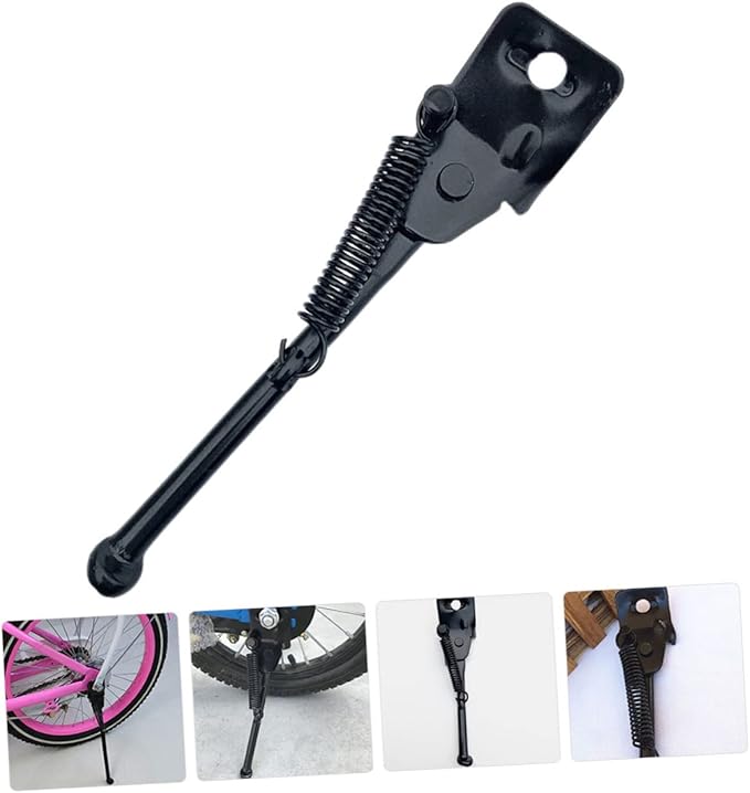 TOYANDONA Boy Girl Adjustable Bike Kickstand Aluminum Alloy Side Stand for Quick Release and Easy Installation Essential Support for Boy Girl