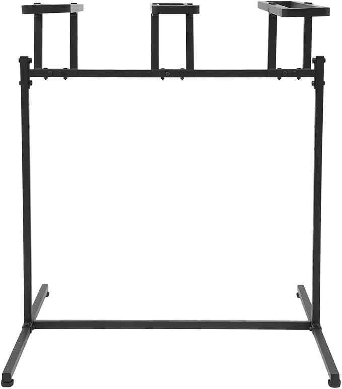 3/5 Bikes Stand Rack Adjustable Bike Storage Rack, Bikes Floor Stand, Bicycle Parking Rack, Bicycle Stand for Garage, Indoor, Outdoor, Max Tire Width 2.4in (For 3 Bikes)