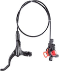 BUCKLOS MTB Hydraulic Disc Brakes Set, Mountain Bike Left Front 800mm Right Rear 1450mm Brake Aluminum Alloy Levers with Calipers PM/is Adapter Fit E-Bike(Pred Bled/Pads Included)
