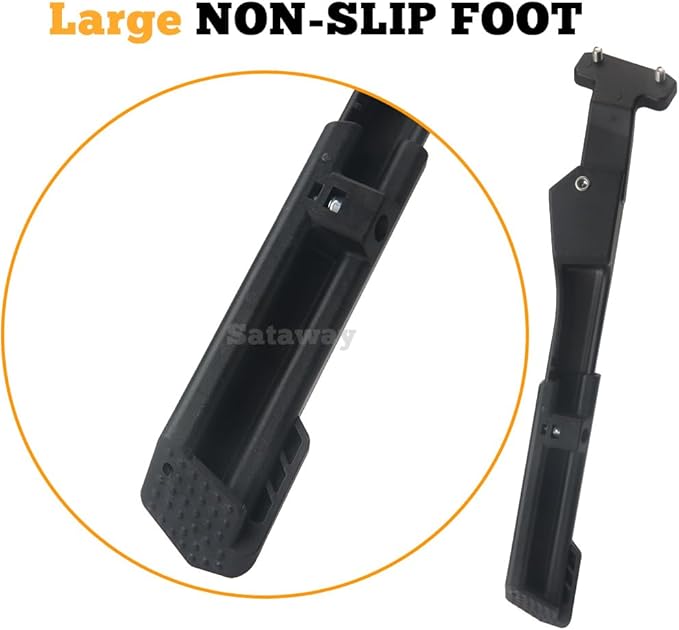 Kickstand Adjustable Heavy Duty Rear Mount Bicycle Aluminum Alloy Kick Stand for 26-29inch EBike,Mountain Bike,Dirt Bike (40mm)
