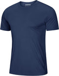 MAGCOMSEN Men's Short Sleeve UPF 50+ T-Shirt Quick Dry Workout Athletic Running Swim Tops Tee Rash Guard Performance Shirts