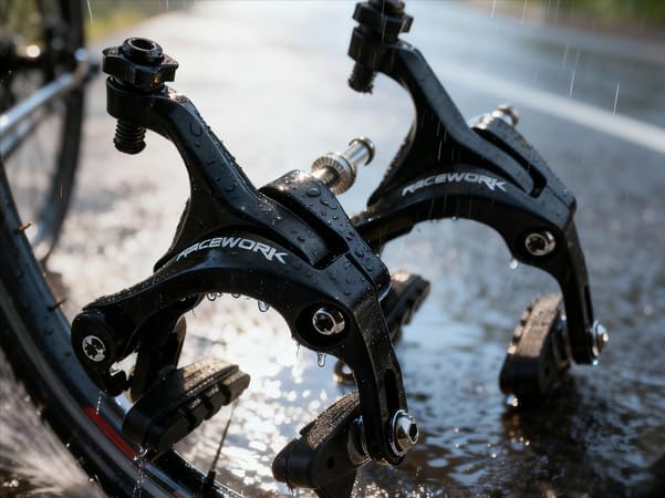 Double Pivot Road Bike Brakes - Aluminum Side Pull Caliper Set for Front and Rear C Shape,Rim Brakes for 700C Tires, Compatible with Standard Bike Brakes Specifications