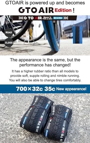 GORIX Road Bike Tire 700×23C 25c 28C 32c 35c Cycling Bicycle (Gtoair)