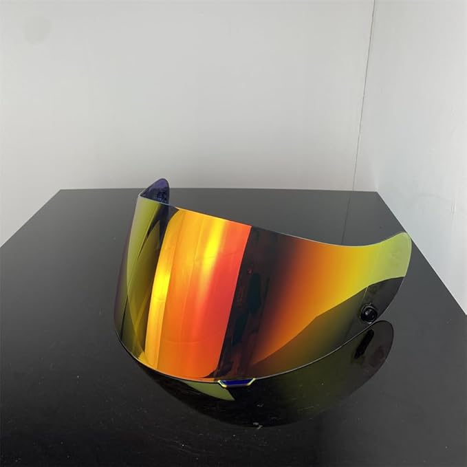 HJ-09 Helmet Visor Replacement,Tinted Motorcycle Helmet Face Shield Sunshield UV Protection for HJC CL-15 CL-17 CL-16 CL-SP AC-12 FS-10 CS-R1 IS-16 CS-R2 (Revo Deep Red)
