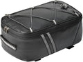 Tookie 8L Rear Carrier Luggage Bike Bag, Waterproof PU Leather Bicycle Rear Seat Cargo Bag Luggage Bike Bag Bicycle Saddle Bag with Rain Cover, Easy to Install