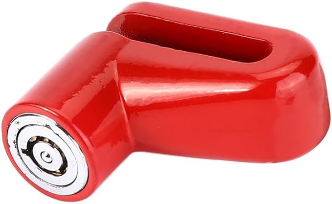 Bike Disc Brake Lock, Motorcycle Wheel Lock Brake Lock Security Brake Padlock Anti Theft Waterproof for Adult Mountain Road Motorbike Scooter Sportbike Racing Cycling with Mounting Bracket Two Keys