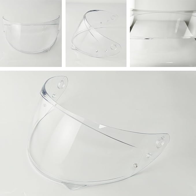 HJ-34P Helmet Visor Replacement for HJC C10.Motorcycle Helmet Shield UV Protection Compatible with HJC C10 (Clear)