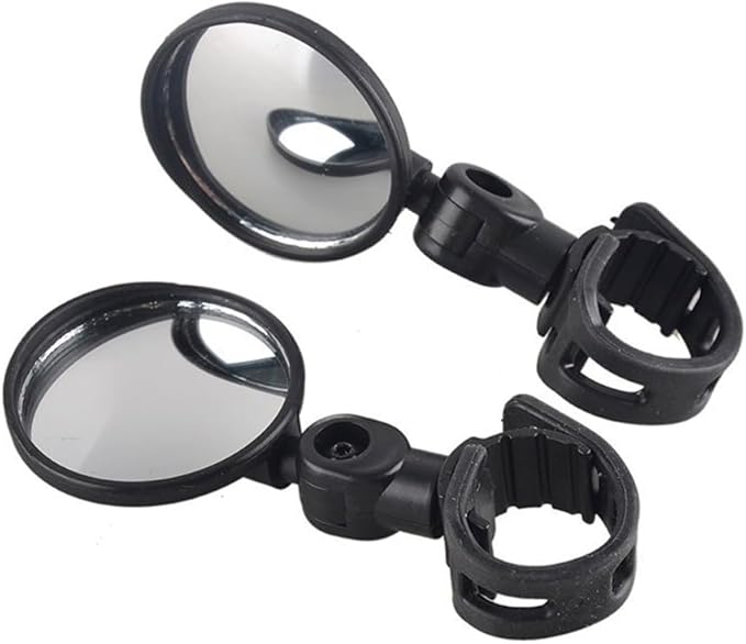 4 Pack Bike Mirror Handlebar Mount Lightweight Bicycle Mirrors Electric Scooter Rear View Mirror Cycling Convex Mirror for Mountain Bike Handle Bar Road Bike Dirt Bike Electric Bike
