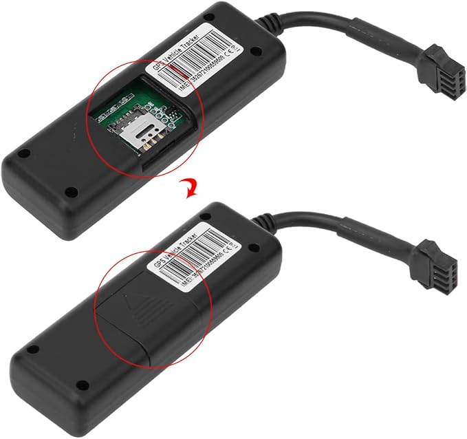 GPS Tracker for Electric Scooters Real Time Tracking Device with AGPS Dual Positioning System for M365 Scooter Accessories Plastic Black 3.3x1.1x0.6inch