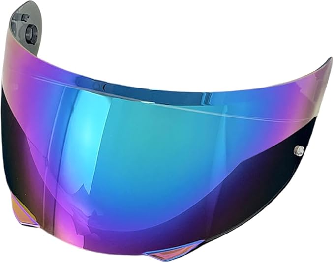 i90 Face Shield Visor Sunscreen for HJC HJ-33 i90/i91,Helmet Visor Replacement Windshield Sunshield (Rainbow-Day use only)