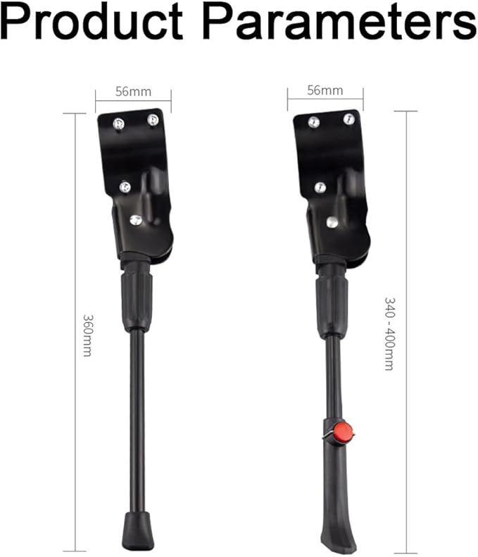 REVXON Bike Kickstand for Trek Fuel EXe, Adjustable Bicycle Kickstand, Suit Mountain Bike, Concealed Spring-Loaded Latch, Aluminum Rear Side Bicycle Stand,A