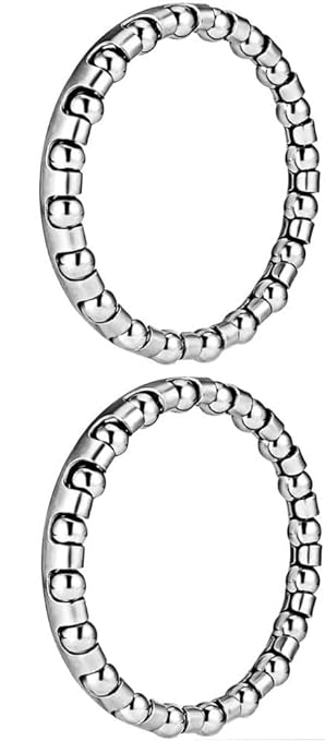 CYCLEZ Premium Headset Bearings 5/32" x 20 Ball Bearings. Fits 1-1/8" Headset. Made in Taiwan. Set/Pair of Bearings. for Mountain Bikes, Road Racing Bikes, Hybrid Bicycles, Scooters and E-Bikes
