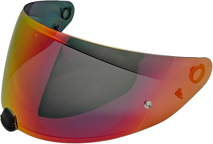 HJ-31 Helmet shield Replacement, Motorcycle Helmet Visor Compatible with HJC i10 and i70 (Revo Rose Red)
