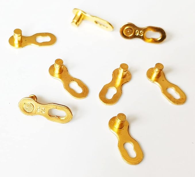 4 Pairs Bicycle Missing Link 1/6/7/8/9/10/11/12 Speed Chain Reusable Steel Bike Chain Link