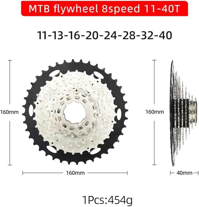 CYSKY 8/9/10/11/12-Speed Cassette 11-25T/28T/32T/34T/36T/40T/42T/46T/50T/52T Bike Sprocket Freewheel Compatible with Shimano, Sram HG Hub, Fit for Mountain Bike, Road Bike, MTB Cassette