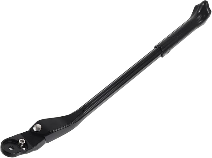 Unomor Adjustable Bike Kickstand Aluminum Alloy Bicycle Foot Support with Non-Slip Base for Mountain and Road Bikes Easy to Install for Outdoor Parking