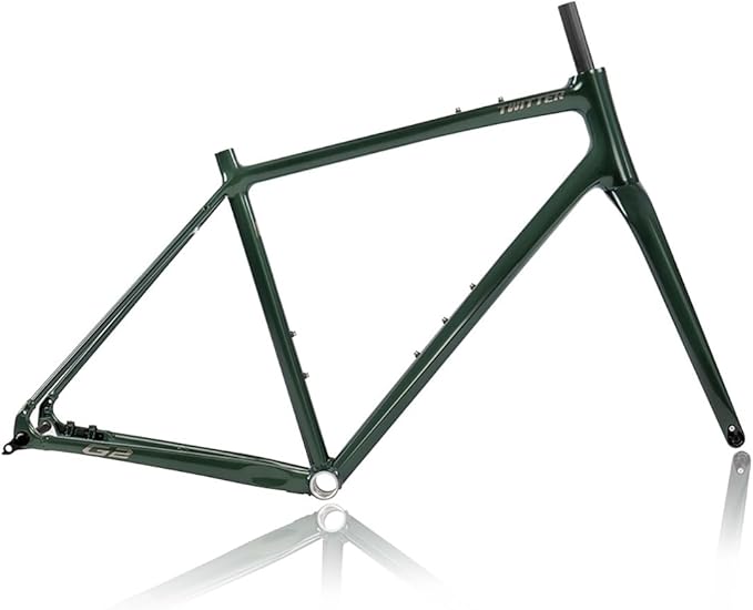 700C Road Bike Frameset with Carbon Fibre Fork 45cm 48cm 51cm 54cm Aluminum Alloy Gravel Bike Frame Disc Brake Thru Axle 12x100mm/12x142mm