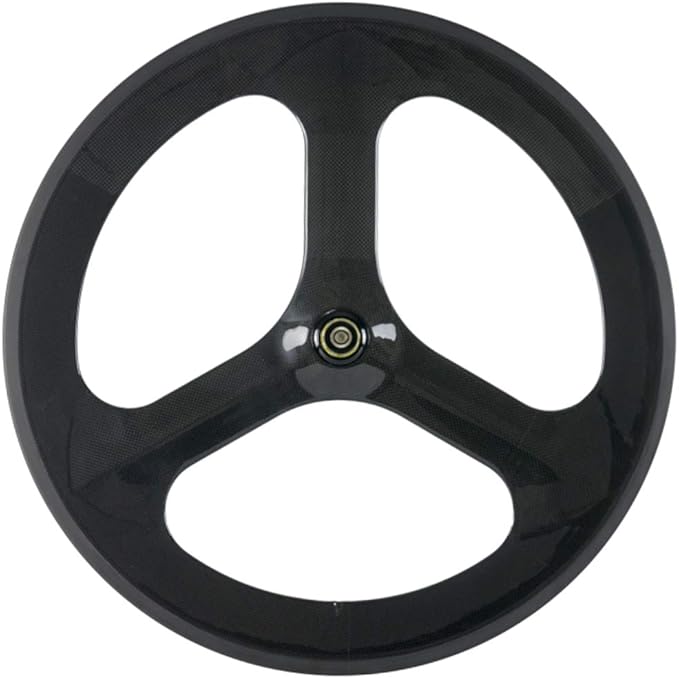 Superteam 70mm Road Bike 3 Spoke Wheelset Tri-Spoke Wheel Clincher 700c