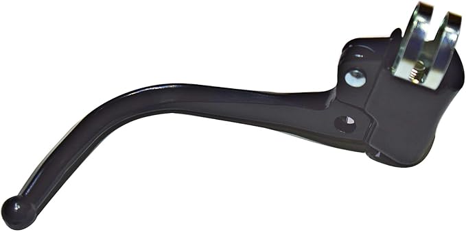 Keenso Brake Lever, Bent Design Handlebar Brake Lever, Metal Alloy Construction, Quick Installation, Retro Style, Fixed Gear Bikes, City Commuters, Mountain Bikes, Folding Bikes