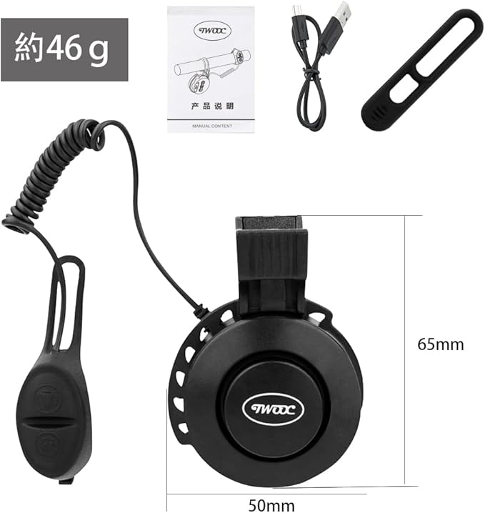 Lixada Bike Bell, Electric Bike Bell/Classic Bike Bell 120db Loud Crisp Clear Sound Mini Bicycle Horn Bicycle Mountain Bike BMX Bike Bell Scooter Horn Ring for Adults Kids