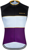 MOXILYN Men's Cycling Jersey Sleeveless Vests Bike Tank Quick Dry Bicycle Shirts Breathable Riding Clothing Top