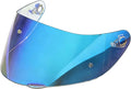 Motorcycle Helmet Visor for AGV K1 K1S K3SV K5 K5S, Anti-Scratch UV Protected Full Face Shield, High-Definition Tinted Mirror PC Lens, Day & Night Riding (Transparent Revo Blue)