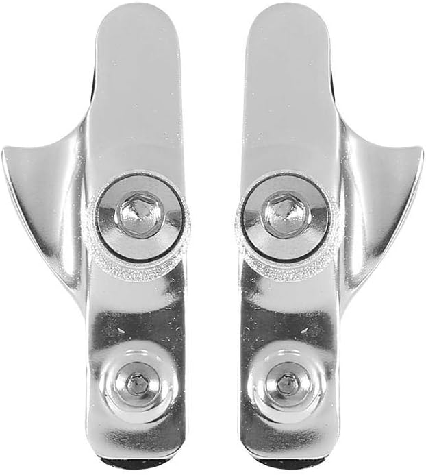 Tbest Road Brake Pad Blocks MTB BMX Mountain Bike V Brake Pads Brake Blocks 2pcs Aluminium Alloy Road Brake Shoes Drawer Style Brake Pads for Mountain Bike Cycling