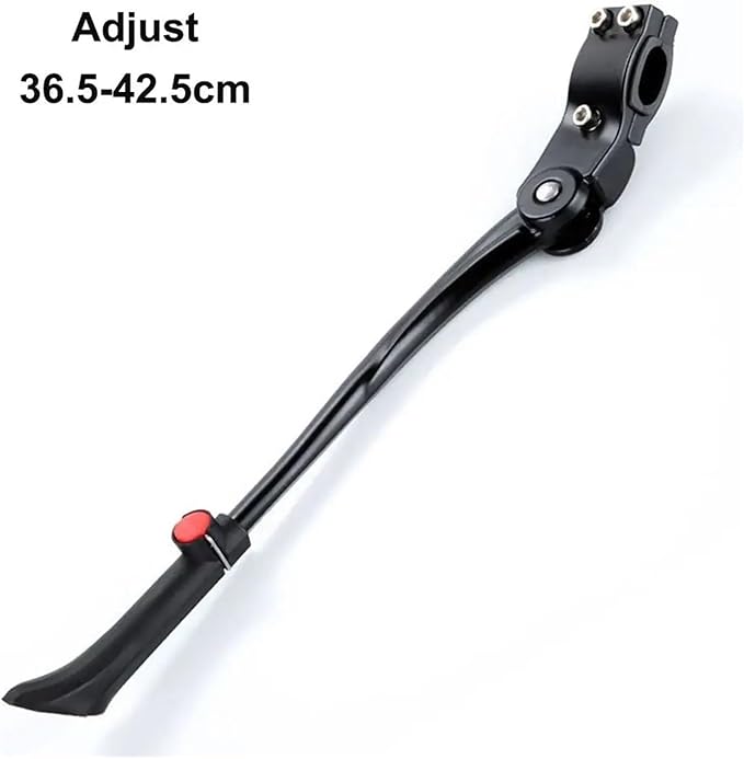 Bicycle Kickstand Foot Adjustable Bicycle Kickstand Aluminum Alloy Bicycle Parts Foot Rest Non-Slip Bike Side Support Bike Kick Stand(Three Holes)