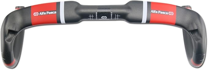Alfa Pasca Aero Handlebars for Road Bike Carbon Racing Bicycle Handlebars Drop Bars Lightweight 31.8 UD Glossy/Matte 400/420/440mm