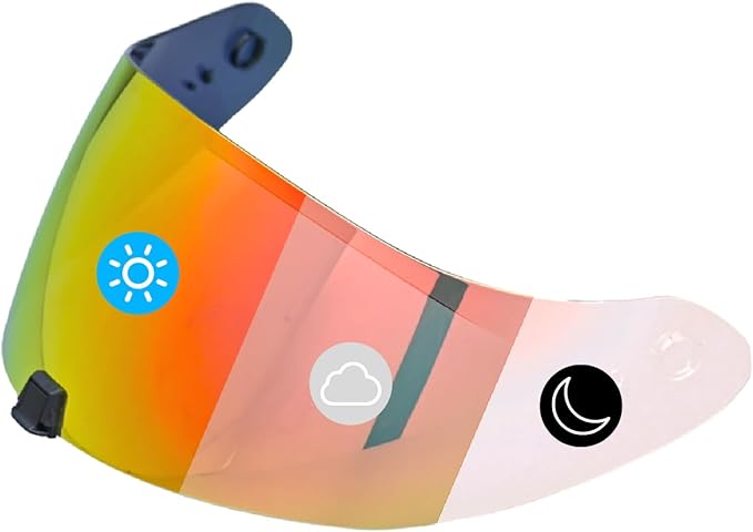Replacement Motorcycle Helmet Visor Shield for R420 Visor Wearproof Windproof Sun Protection Helmet Accessories