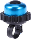 Balacoo Rotating Cycle Bell Horn 3pcs Bike Accessories Loud Vintage Bicycle Bell for Outdoor Cycling with Red Blue Silver Colors