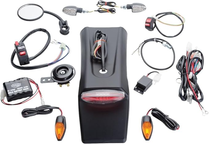Tusk Motorcycle Enduro Lighting Kit - Fits: Suzuki DR350 1990-1999