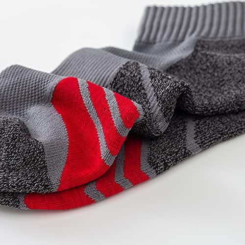 Sock Amazing 6 Pairs Men's Socks Low Cut Ankle Sock Cushion Non Slip No Show Breathable Running Socks for Cycling Fitness