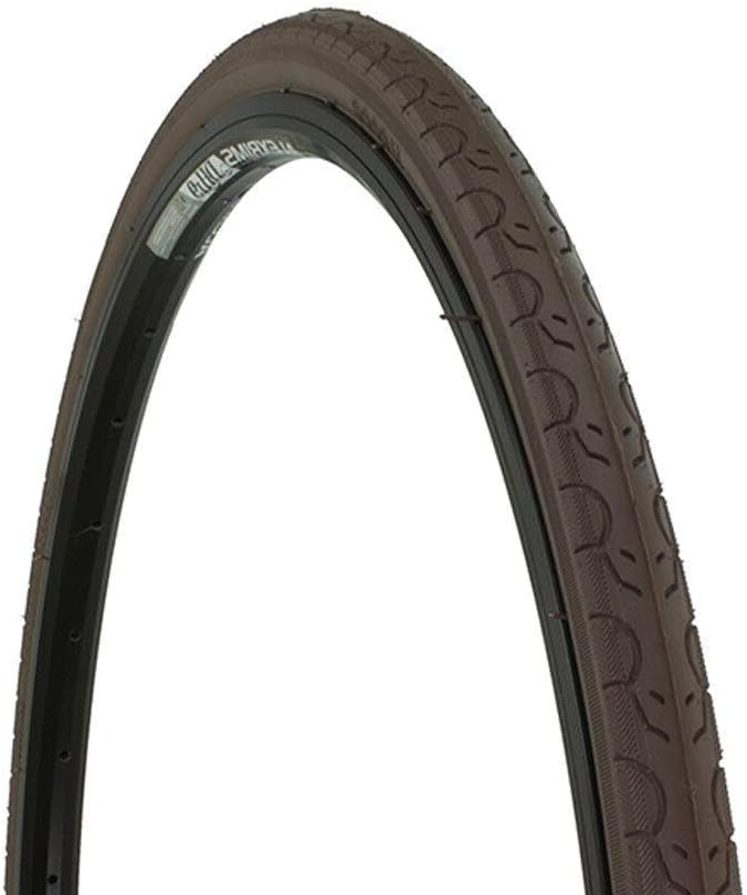 for G5013 700C x 28 Bike Tires Hybrid Slick Commuter, Chocolate Brown