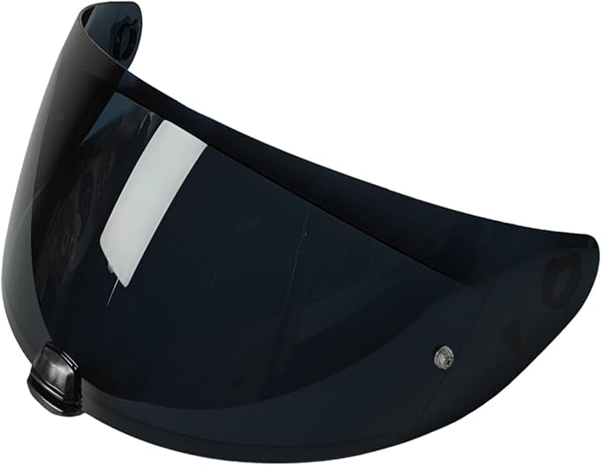 HJ-31 Helmet shield Replacement, Motorcycle Helmet Visor Compatible with HJC i10 and i70 (Deep Smoke)