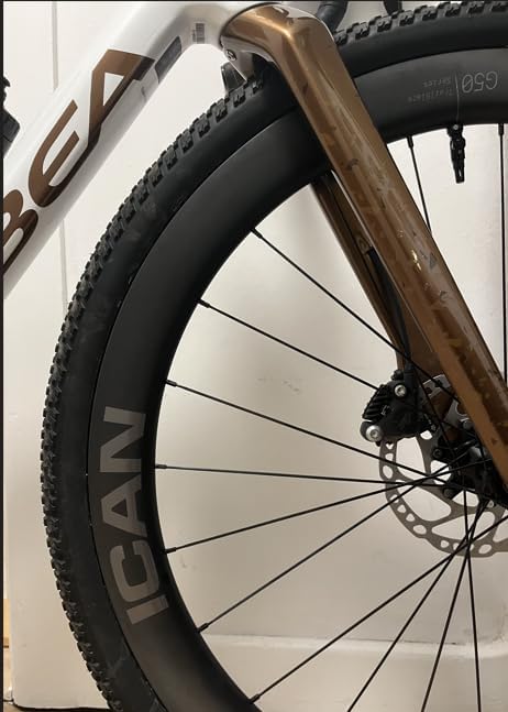 ICAN G40/G50 1320g/1375g Carbon Gravel Bike Disc Wheelset 700C Hooked Rimset 25mm Inner Width 36T Ratchet Hub