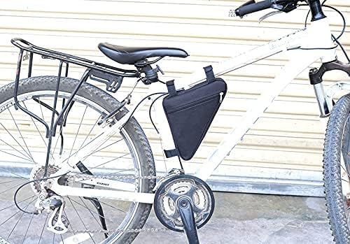 Bicycle Triangle Bag, Frame Bag Triangle Bag, Bicycle Cycling Storage Triangle Top Tube Front Pouch Saddle Bag for Road and Mountain Bikes