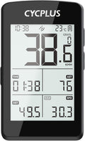 CYCPLUS Bike Computer GPS Wireless, ANT+ Cycling Computer GPS with Bluetooth, 2.8" LCD Screen,100+ Hours Battery Endurance Bike Speedometer with Auto Backlight IP67 Waterproof