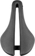 Hollow Leather Bicycle Saddle, Comfortable Bike Seat for Road, MTB & Racing Bikes, 250×155mm