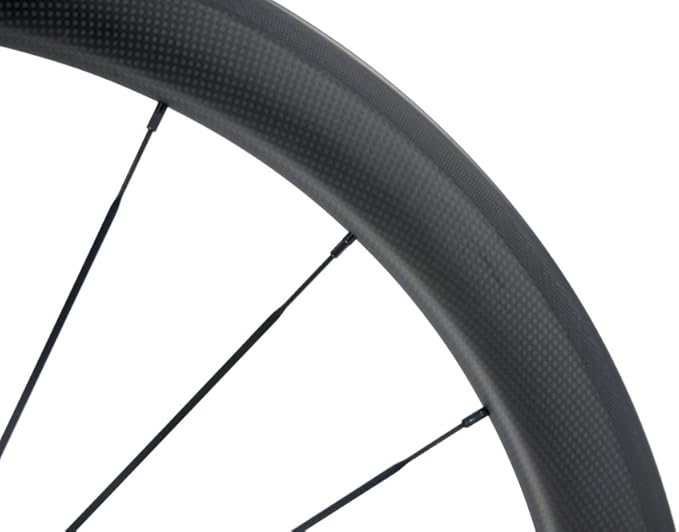 Carbon Fiber Road Bike Wheels 50mm Clincher Wheelset 700c Racing Bike Wheel