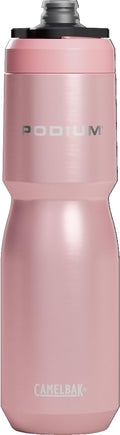 CamelBak Podium Steel Insulated Stainless Steel Bike Water Bottle – For Cycling, Fitness & Sports- Fits Most Bike Cages, 22oz - Petal