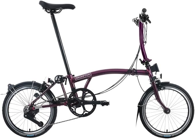Brompton Folding Commuter Bike C Line 12-Speed | Compact, Lightweight, Urban Bike for Adults