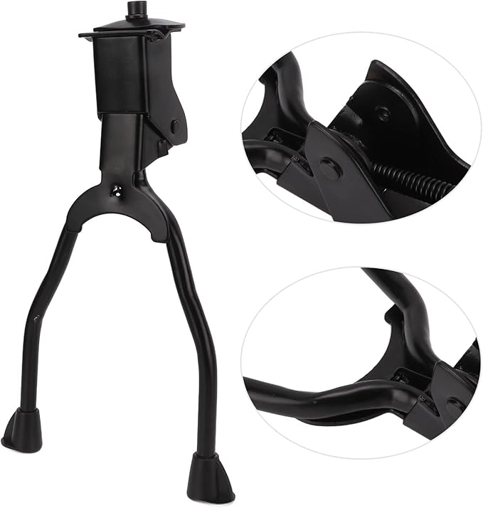 Tnfeeon Kickstand Adjustable Foldable, Riding Gear, Bikes and Accessories Anti Slip Mountain Triangle Double Leg Kickstand Support