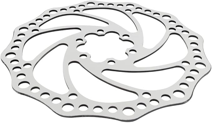 2Pcs 160mm Disc Brake Rotor Stainless Steel Bike Disc Brake Rotor with 6 Bolts Fit for Road Bike,Mountain Bike,MTB,BMX
