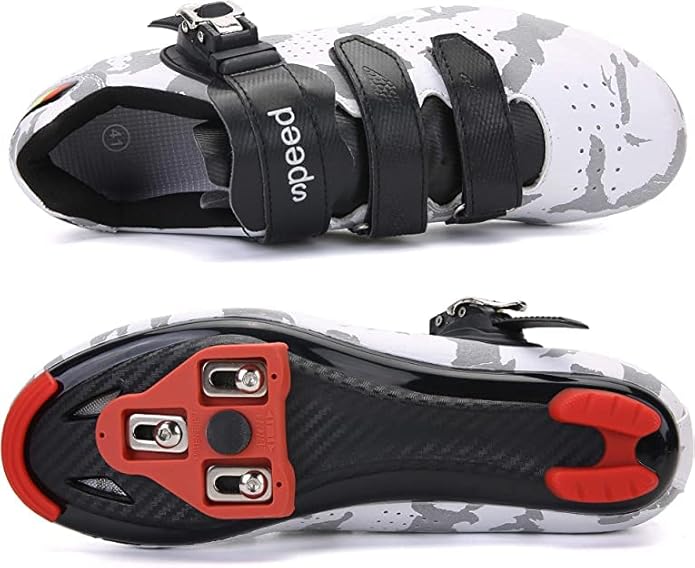 Unisex Cycling Shoes Compatible with pelaton Indoor Road Bike Riding Shoes for Men and Women Delta Cleats Clip Outdoor Pedal