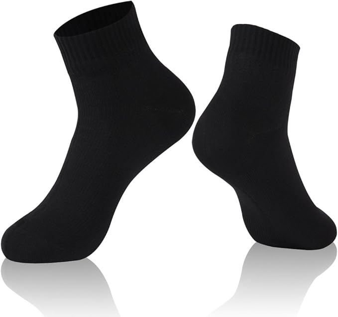 RANDY SUN Waterproof Socks, Unisex Cycling/Hunting/Fishing/Running Ankle Socks 1&2 Pair