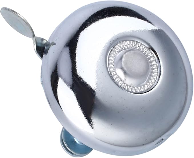 Bell , Retro Metal Ring Ring Cycling Handlebar Horn Bell Sound Alarm Fit The Outside Diameter of The Handlebar Tube of Your (Silve)