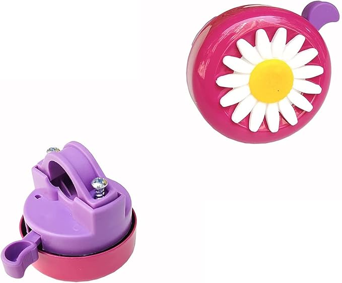 Girls Bike Decorations Kid Bicycle Accessories Kit- Bike Wheel Spoke Beads,Bike Streamers Tassel Ribbon, Bike Horn Bell,Bike Front Handlebar Basket