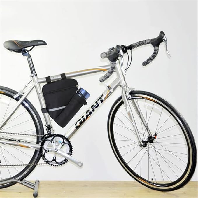 Bike Triangle Frame Bag Bicycle Cycling Storage Triangle Top Tube Front Pouch Saddle Bag for Road and Mountain Bikes