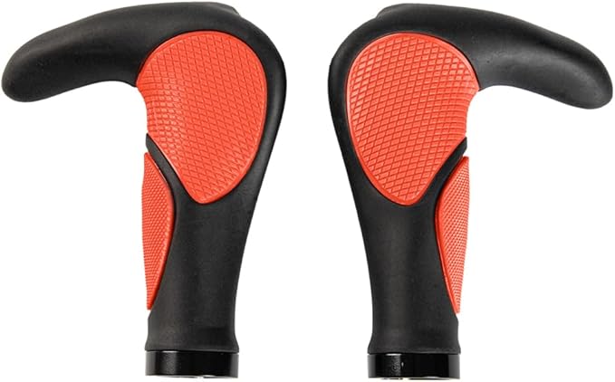 Bike Handlebar Grips, Soft Gel Inserts Shock Resistance Ergonomics Comfort Design,for MTB Bicycle Mountain Bike Grip